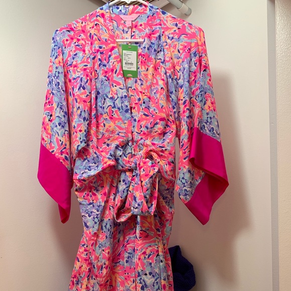 lilly pulitzer kimono dress